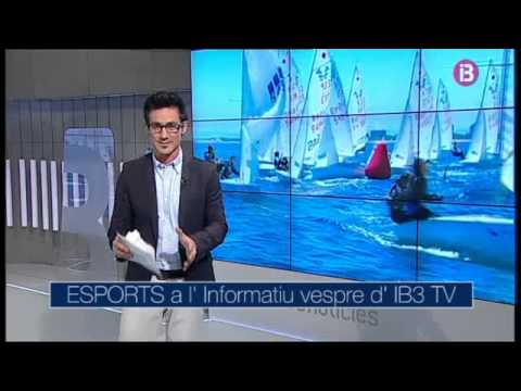 Noticia a IB3 TV de Xavi Antich y Pedro Terrones Campeones del mundo de 420