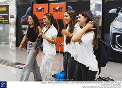 Rebuda de Neus, Martina, Amalia i Laia a l’aeroport de Palma de després del Mundial de 420, 2025